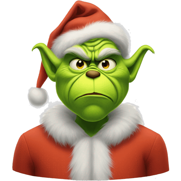 Sad grinch emoji