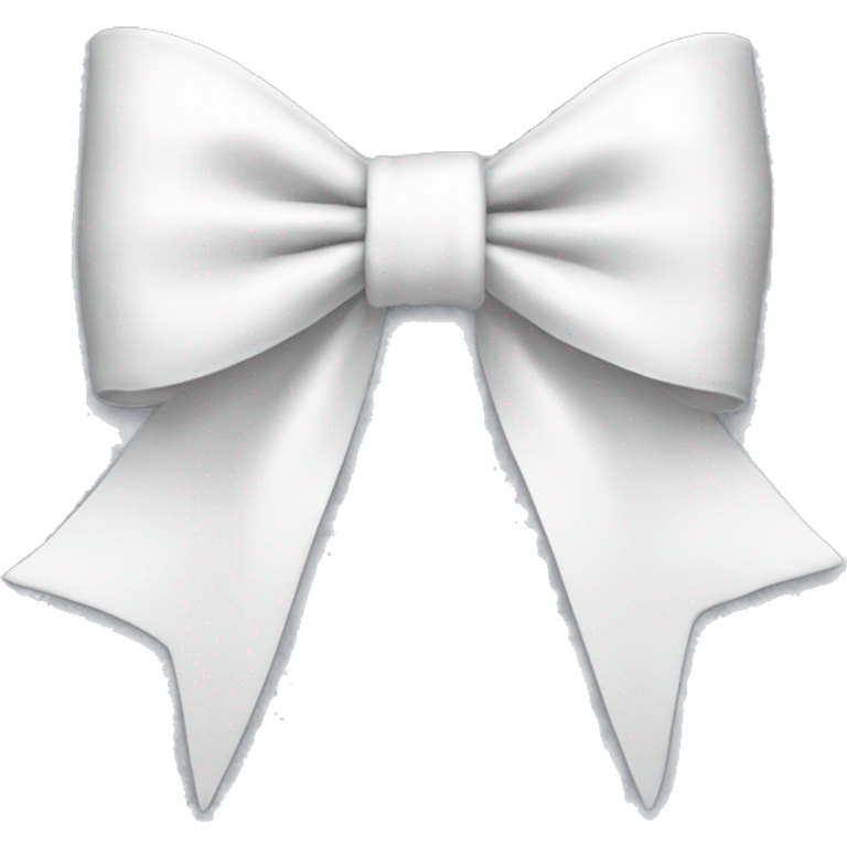 bow white emoji