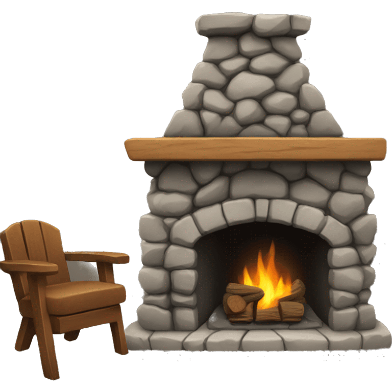 camp fireplace emoji