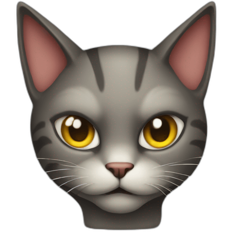 Evil cat emoji