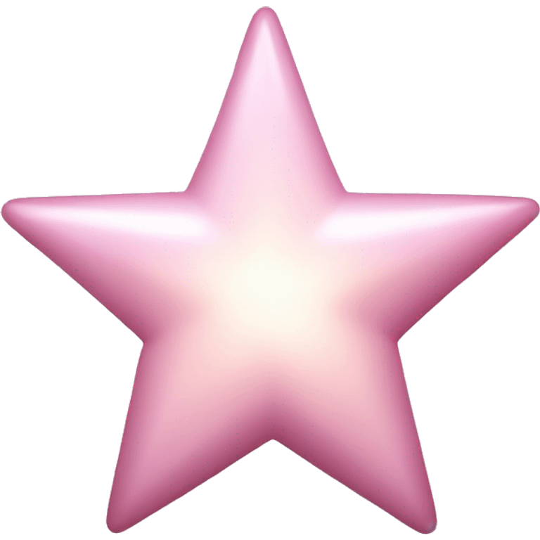 pale pink star sparkle emoji