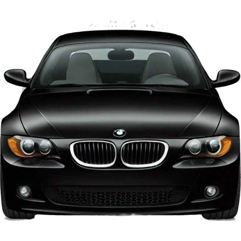 car black bmw e87 emoji