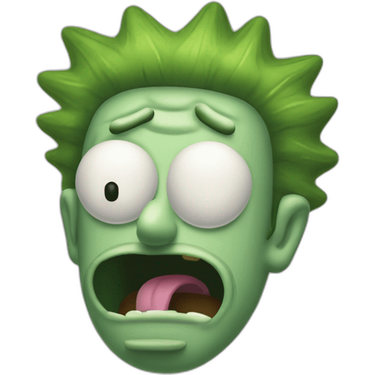 Pickle rick sanchez emoji