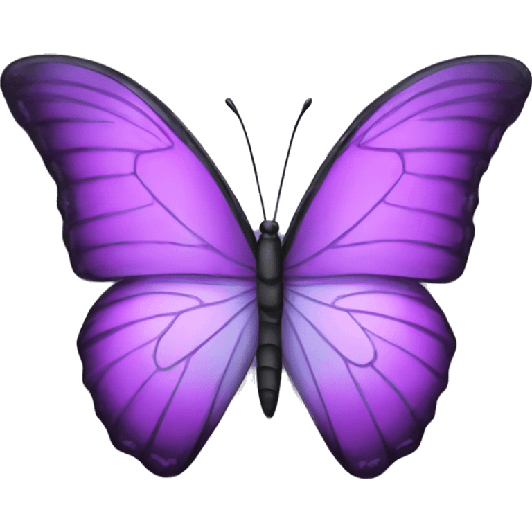 Purple butterfly  emoji