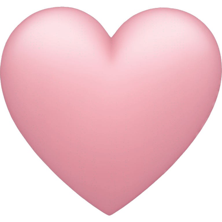 Light pink heart emoji