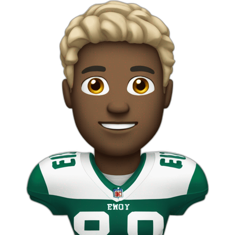 white man man, football player emoji