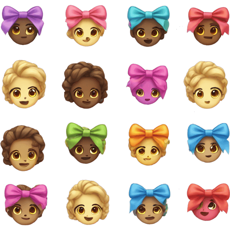 Cute bows  emoji