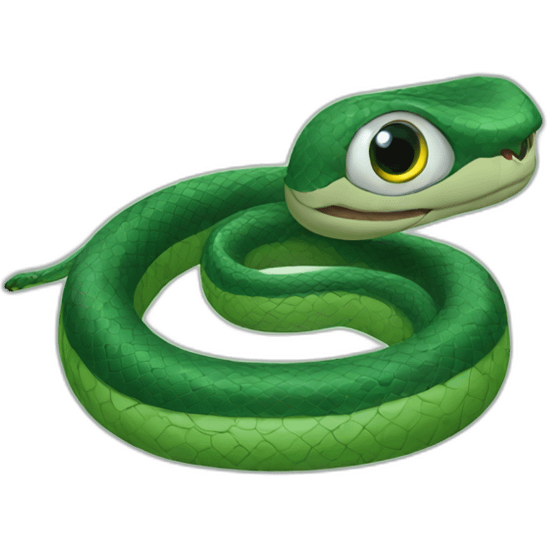 snake with one eye emoji