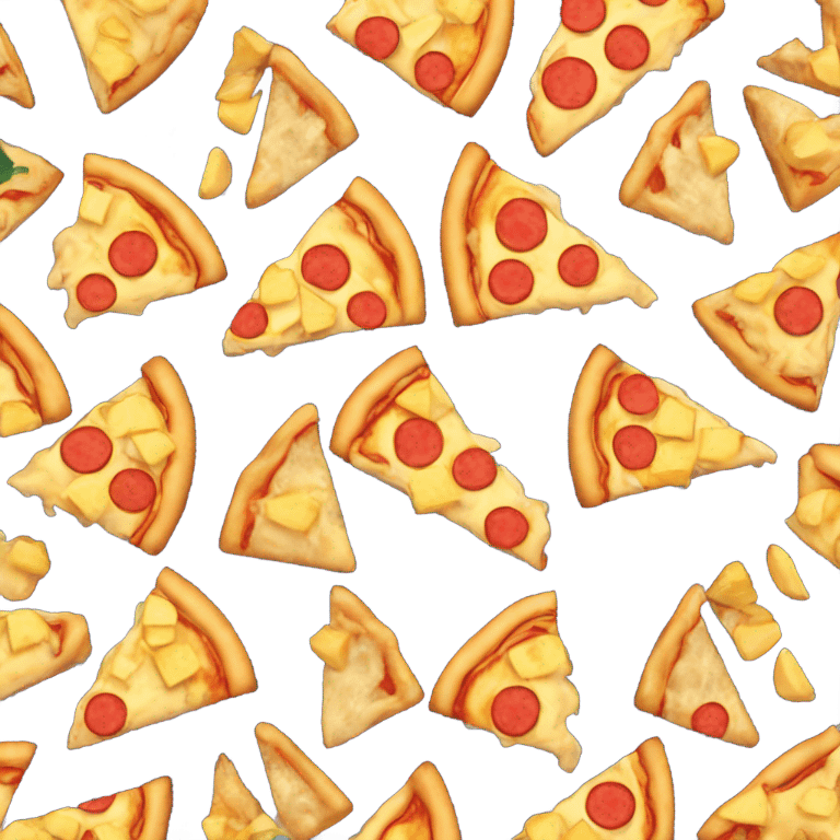 Pizza with pineapple emoji