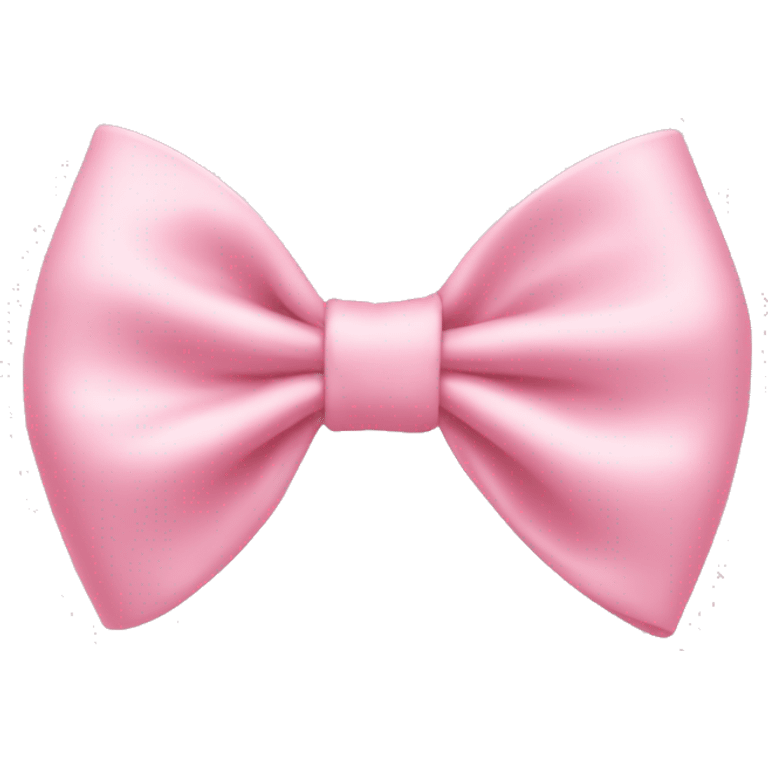 light pink bow on light pink bow emoji