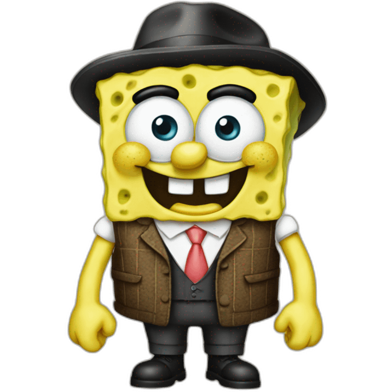 Gangster spongebob emoji