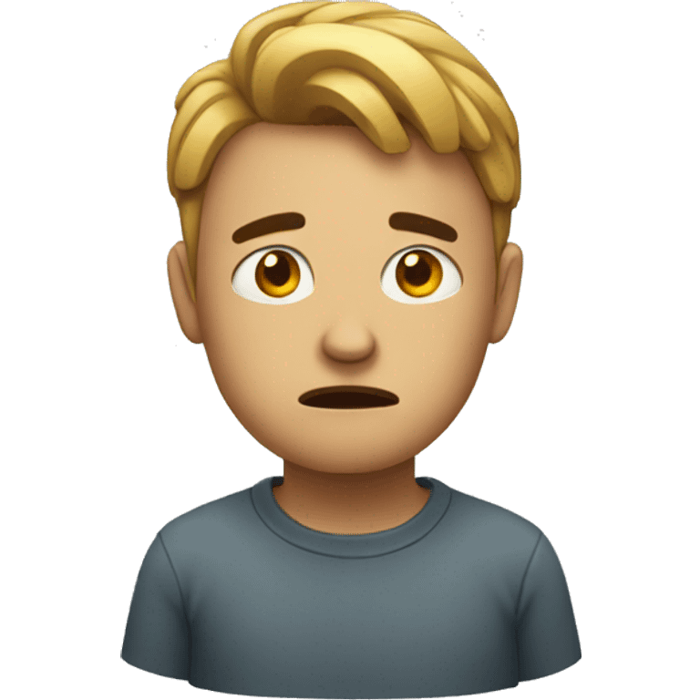 worried person emoji