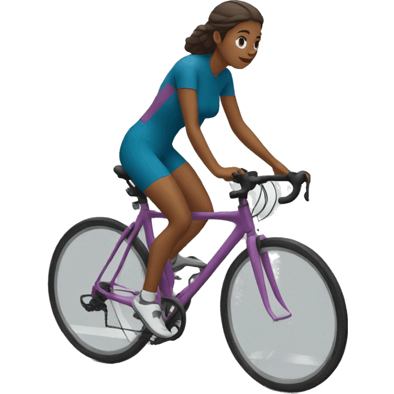 woman Cycling emoji