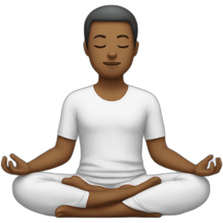 meditate emoji