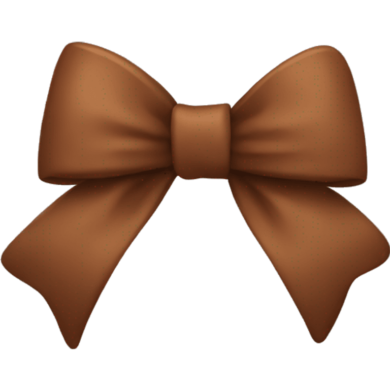 Brown bow emoji