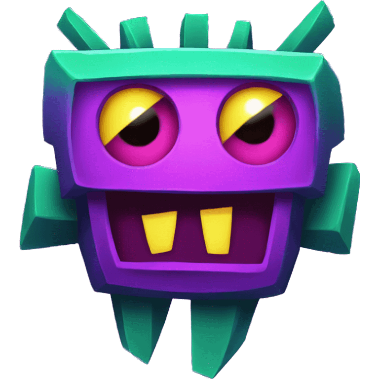 Geometry Dash clubstep Monster  emoji