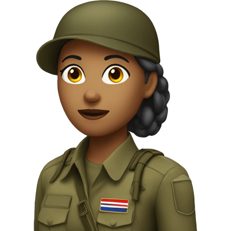 Woman soldier emoji