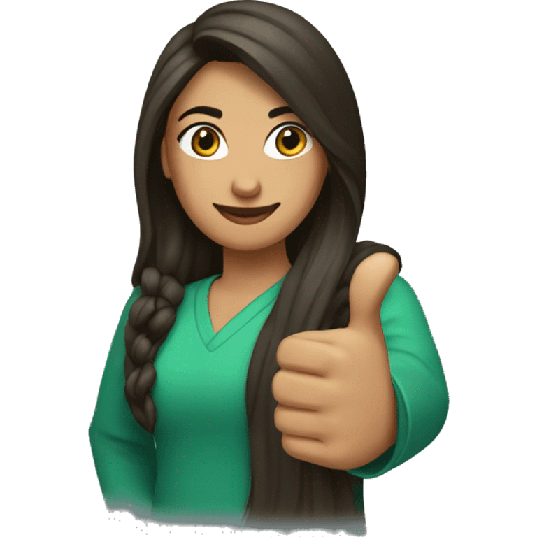 A PAKISTANI WOMAN WITH THUMBS UP emoji