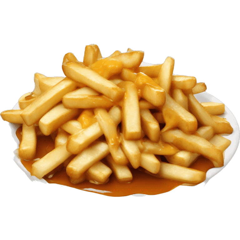 poutine qui mange une poutine emoji