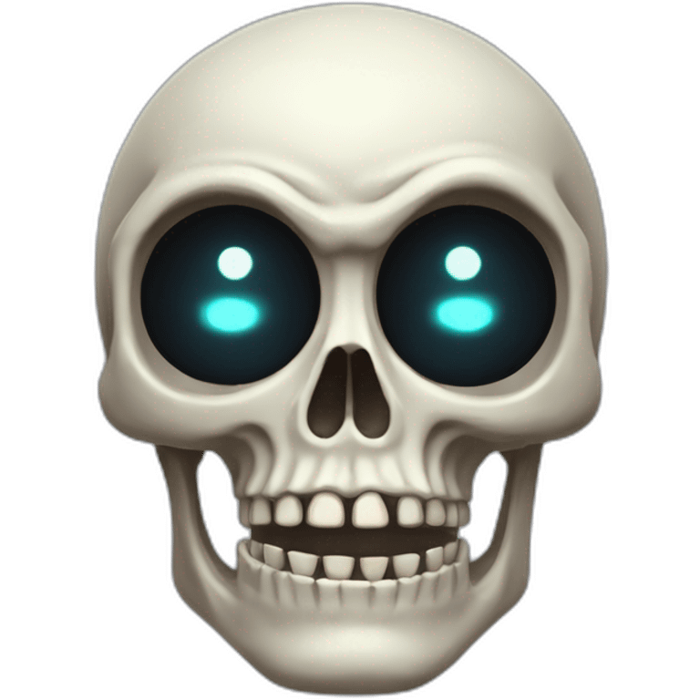 buissnessman fit skeleton with glowing eye emoji