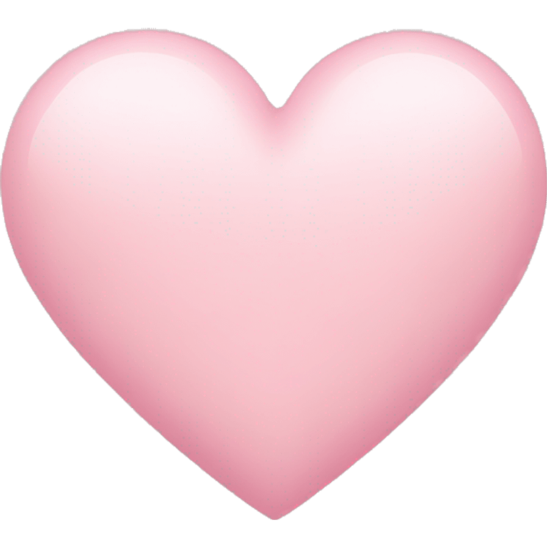 Light pink heart emoji