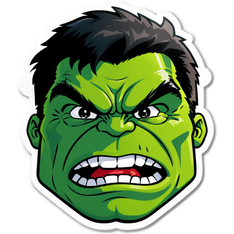 Hulk kissed hule emoji