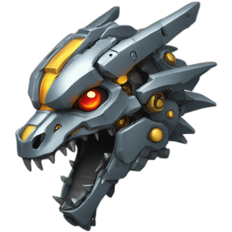 mecha dragon head emoji