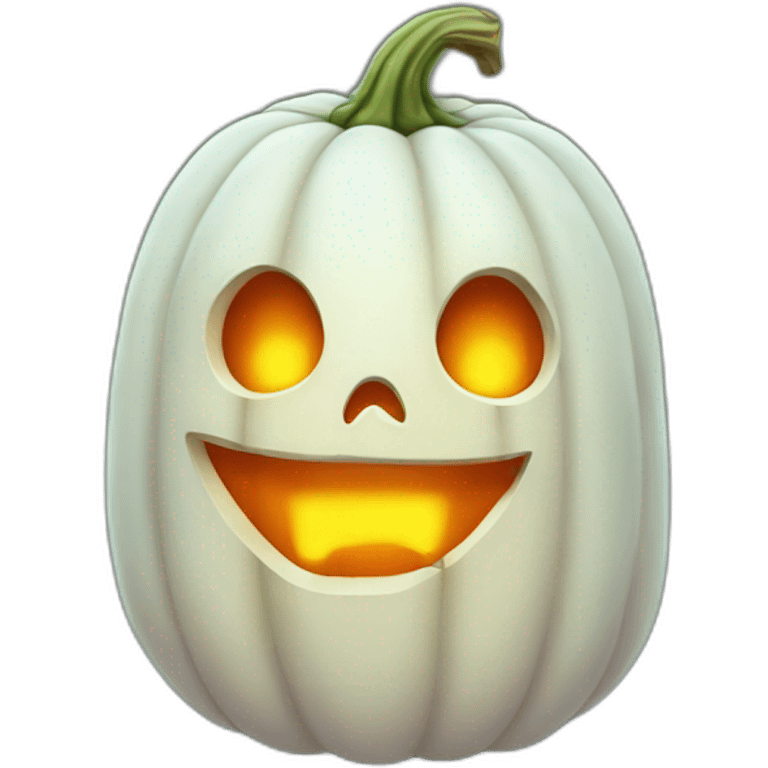 pumpkin ghost emoji