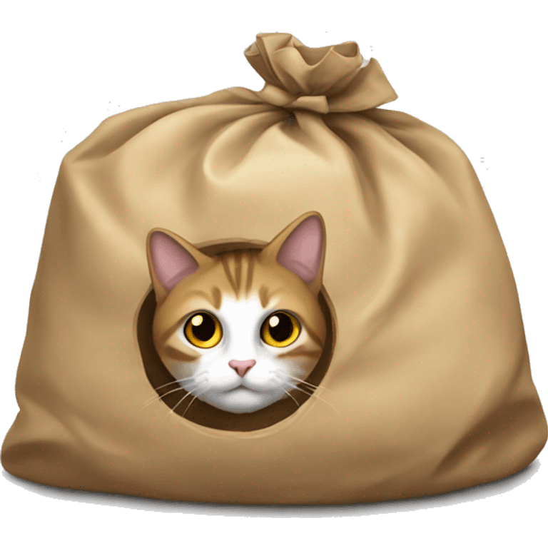 The cats out of the bag emoji