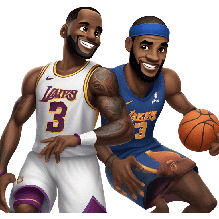 Dyson Daniel’s and LeBron James emoji