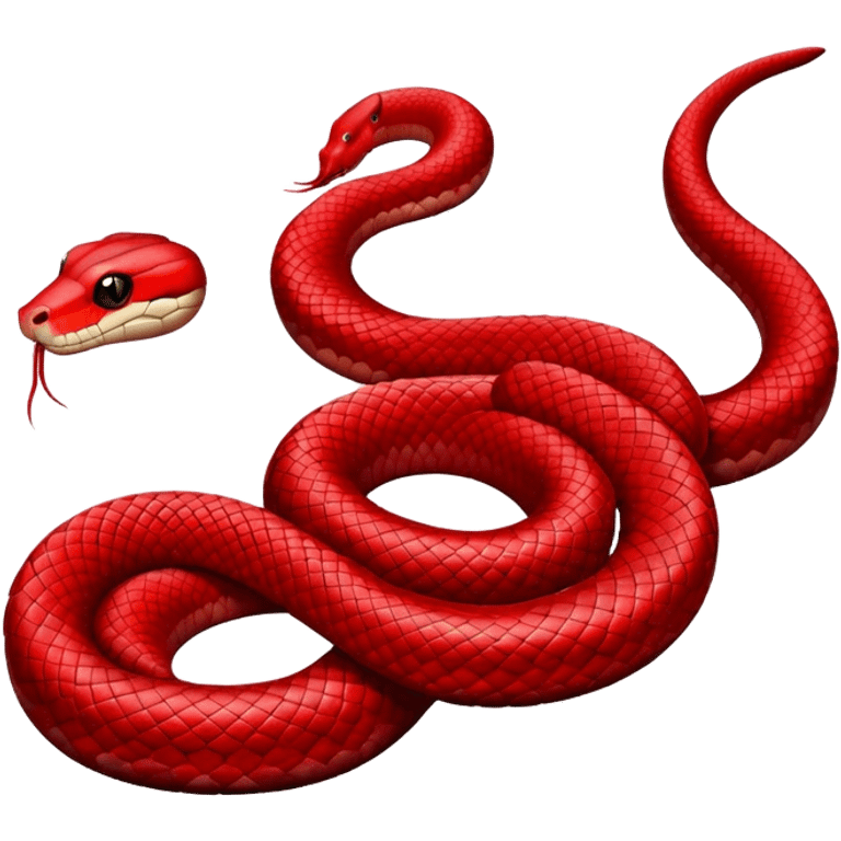 Red snake emoji