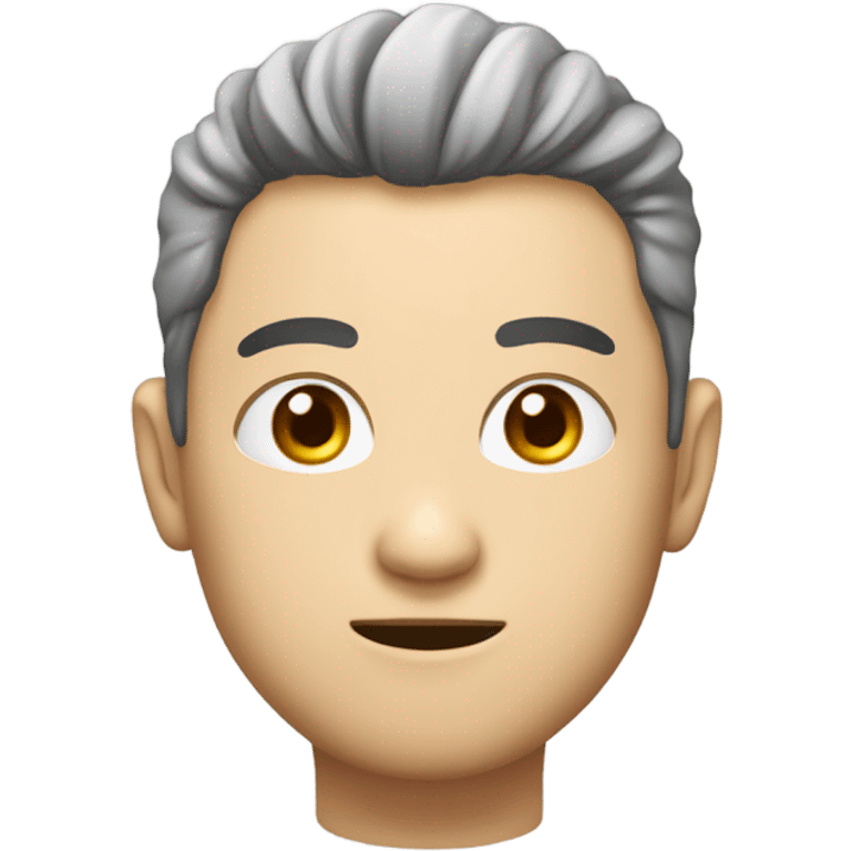 Criar personagem masculino japones com olhos bem puxados, e cabelo curto  emoji