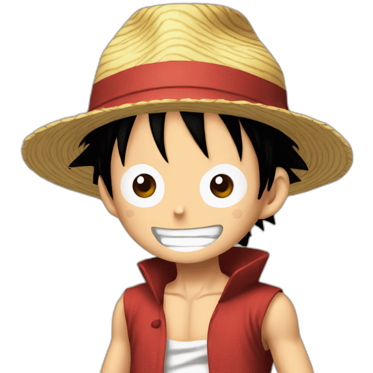 monkey d Luffy from one peice emoji