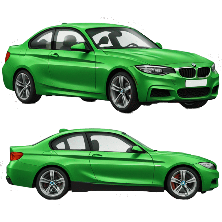 green bmw emoji