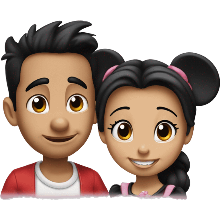 mickey mouse y minnie emoji