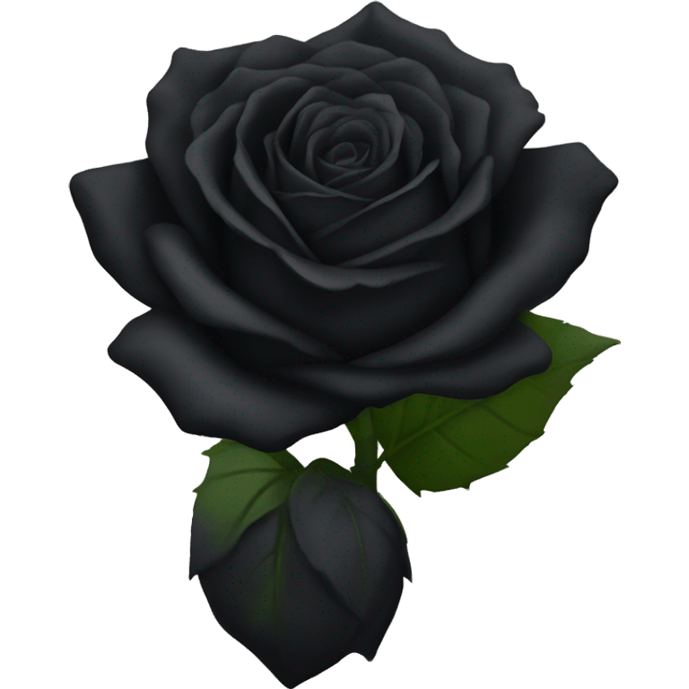 Black roses emoji