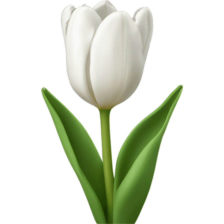 White tulips emoji