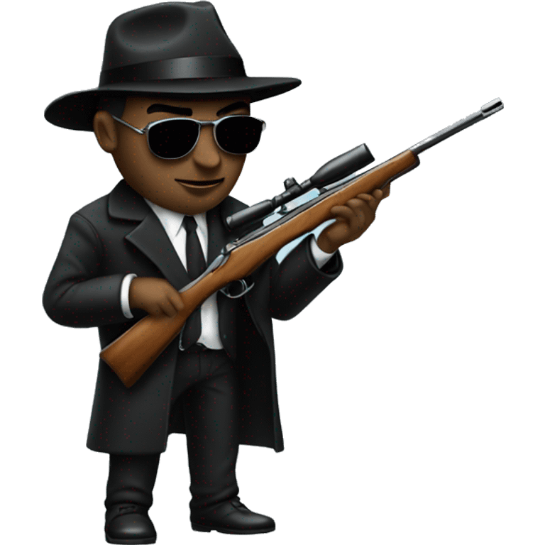 mafia member with sniper emoji