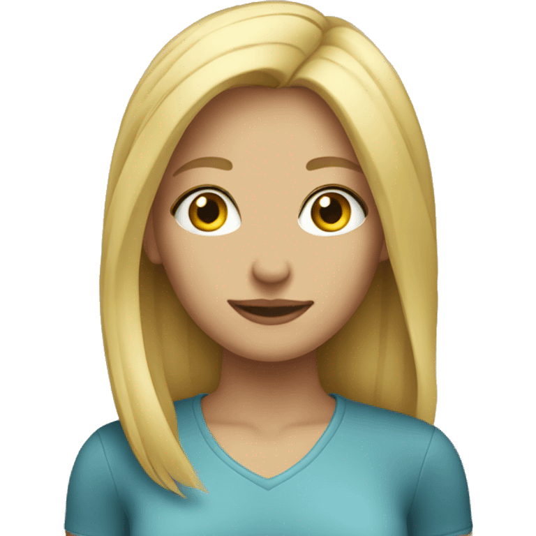 blonde girl  emoji