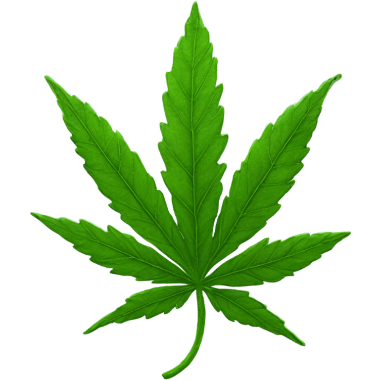 Weed leaf emoji