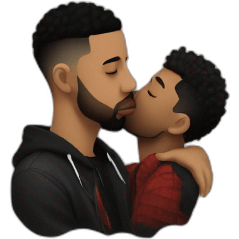 drake kissing 21 savage emoji