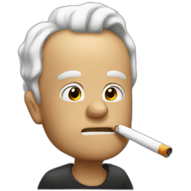 Smoking a cigarette  emoji