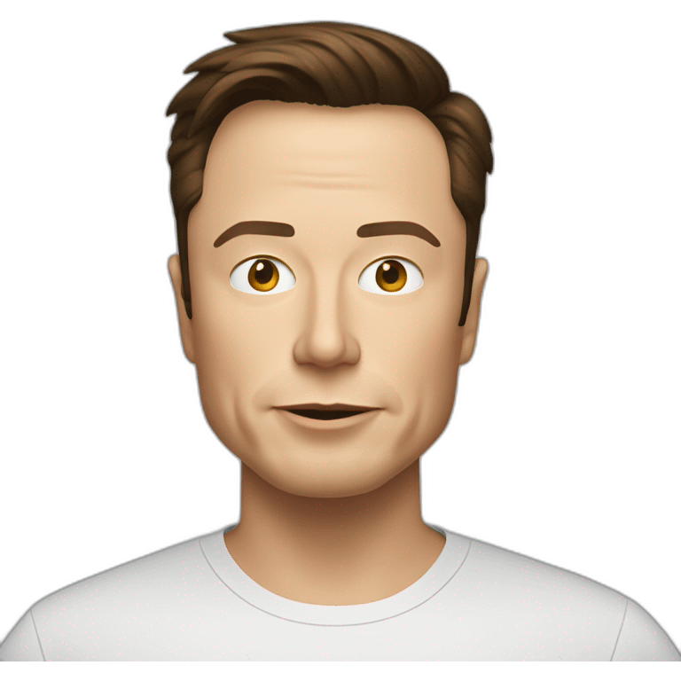 Elon musk qui se pignouf emoji