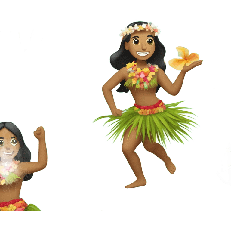 Tahitian dancer emoji