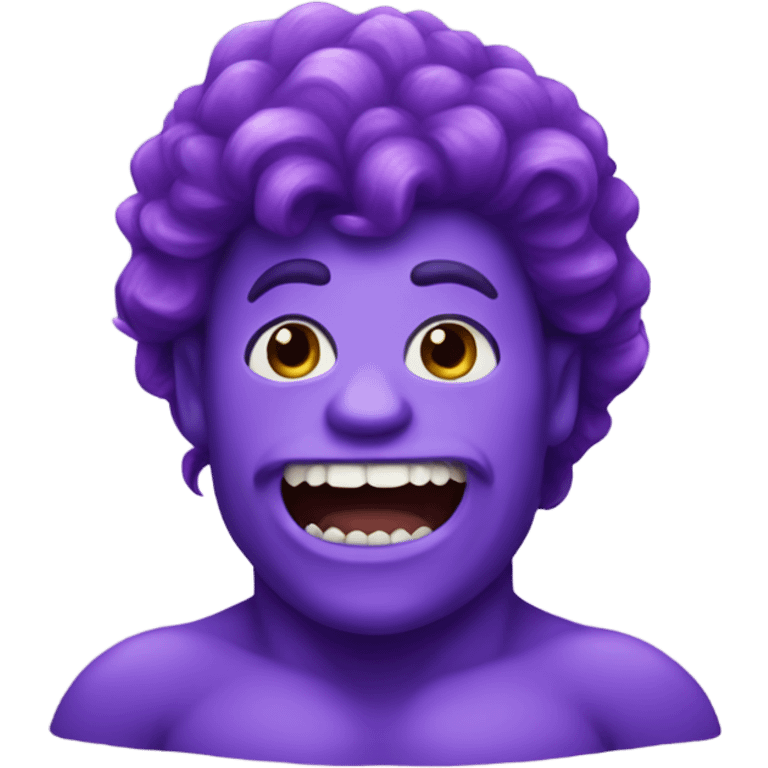 Purple merman emoji