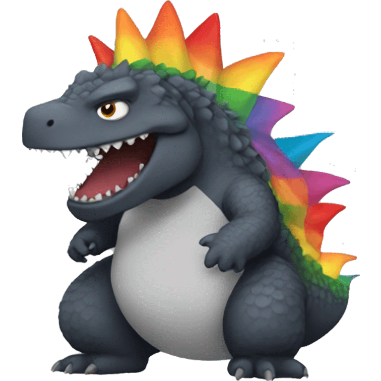 Gay Godzilla  emoji