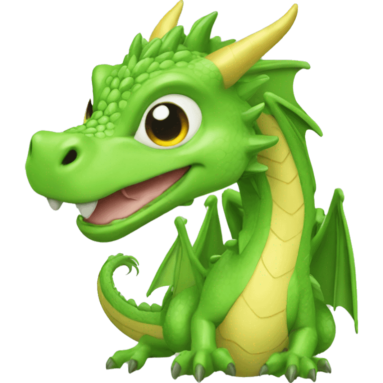 egg green dragon emoji