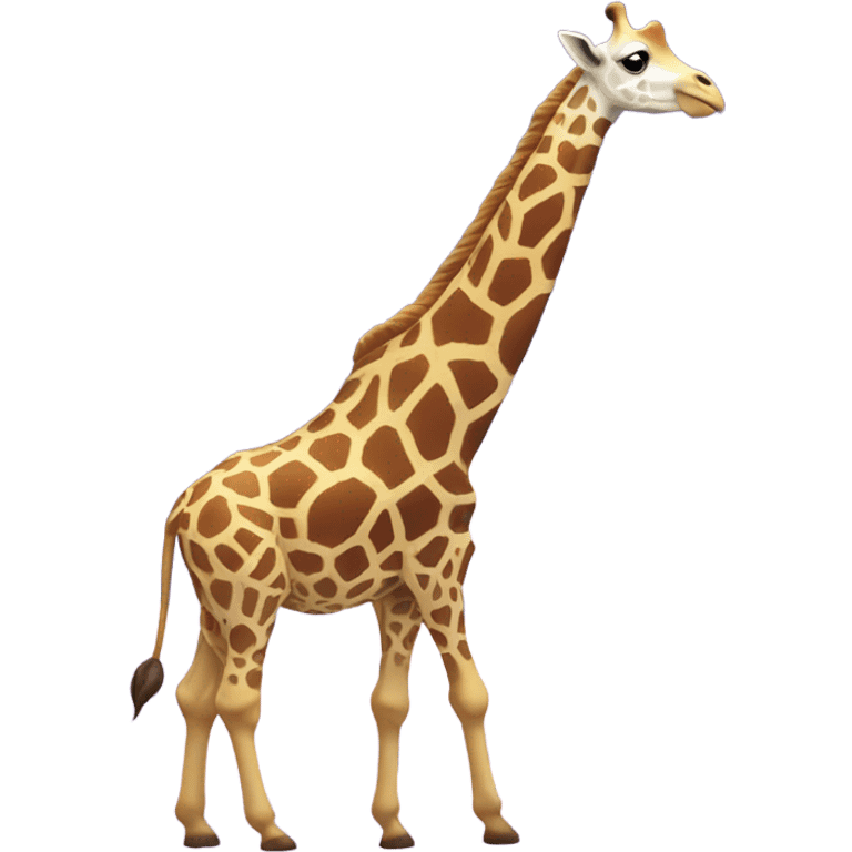 Giraffe eating Purple cloud   emoji