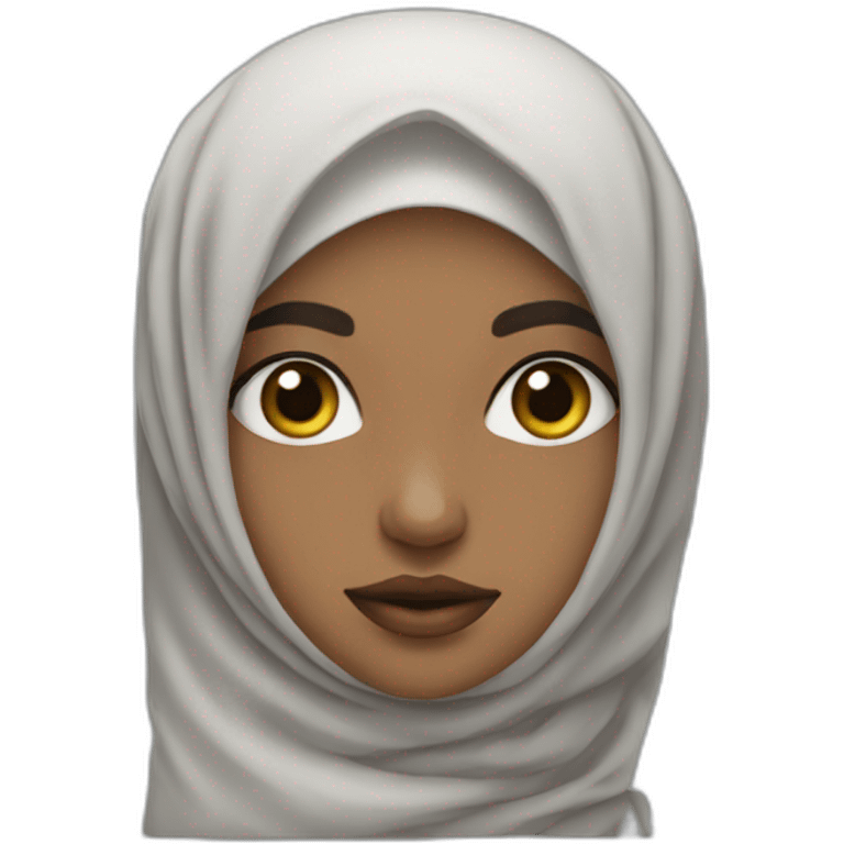 fille-hijab-yeux-bleus emoji