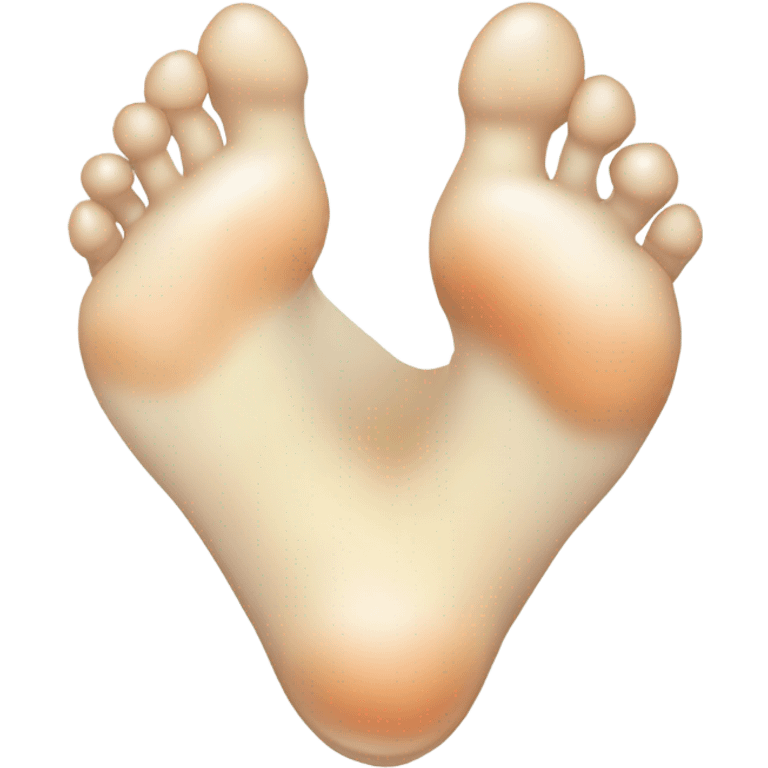 Foot with fungus emoji